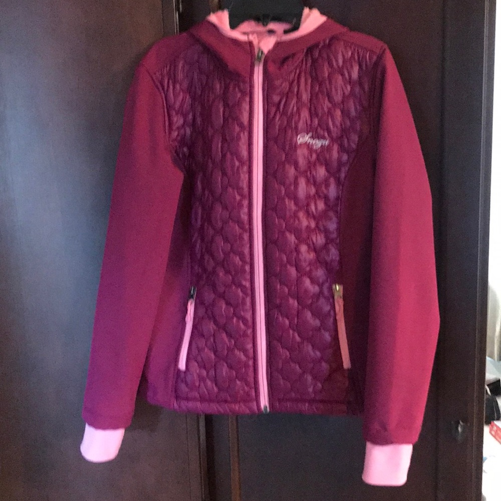 Snozu Kids Jacket in Pink and Purple